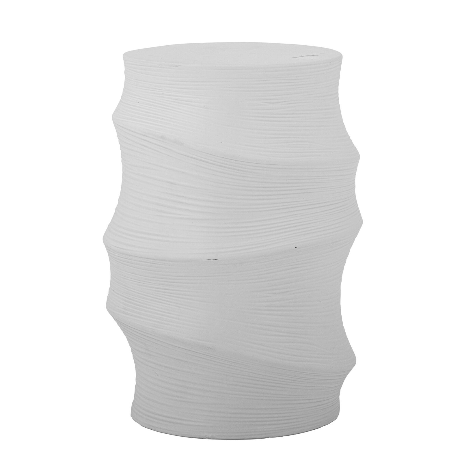 BLOOMINGVILLE Odkládací stolek VOLISE bílý ⌀37 cm