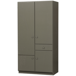 WOOOD Šatní skříň ALFIE 210x107 cm zelená