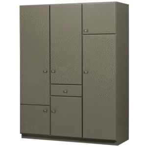 WOOOD Šatní skříň ALFIE 210x160 cm zelená