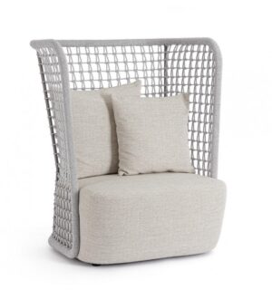 BIZZOTTO Zahradní křeslo KOLLAR šedé