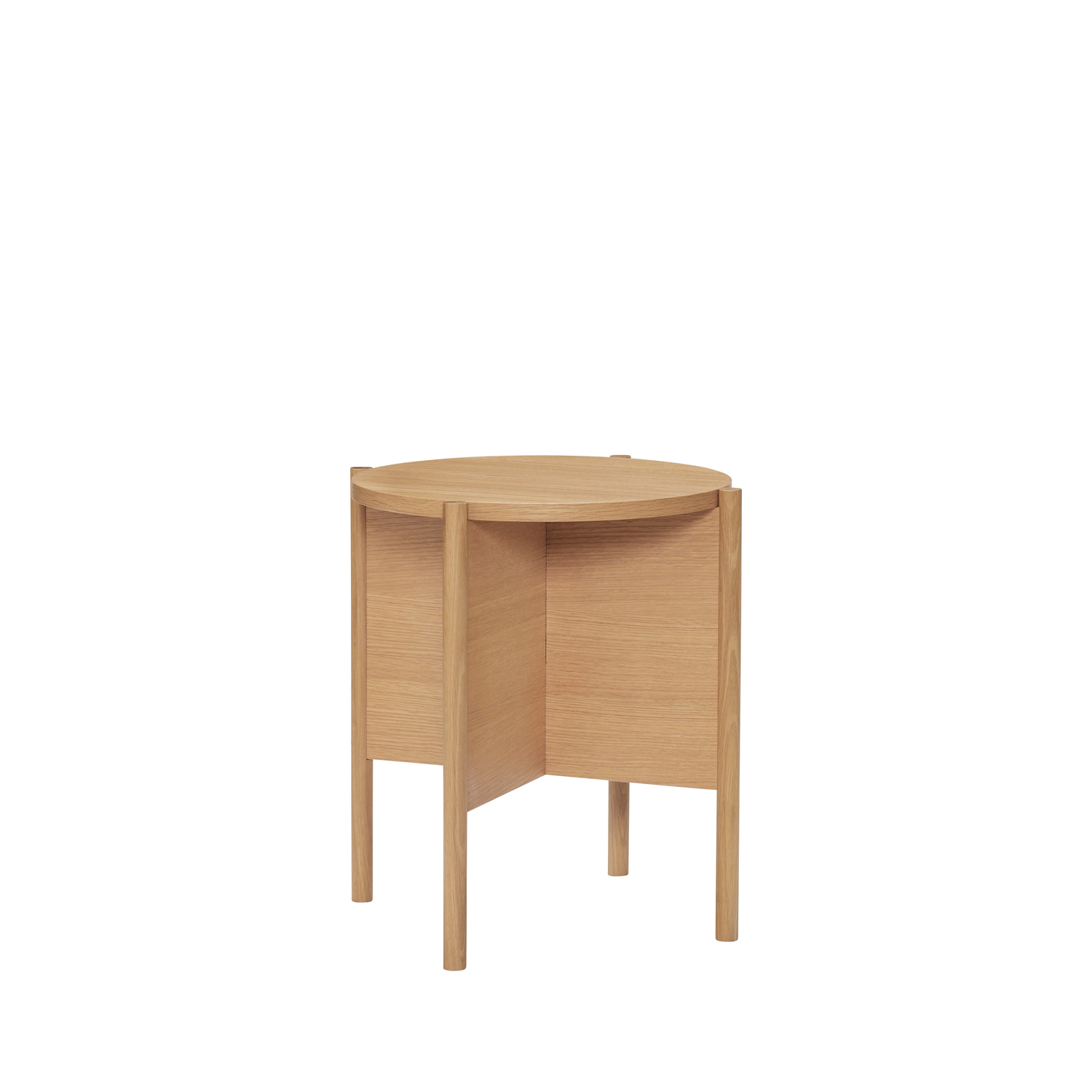 Hübsch Odkládací stolek HERITAGE světlý ø45 cm