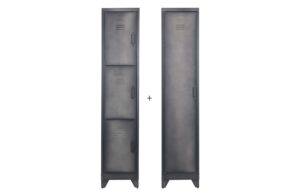 WOOOD Set dvou skříní CAS černá