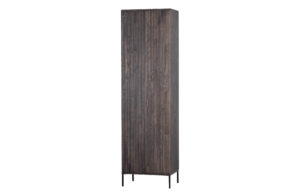 WOOD Dřevěná skříň NEW GRAVURE tmavě hnědá
