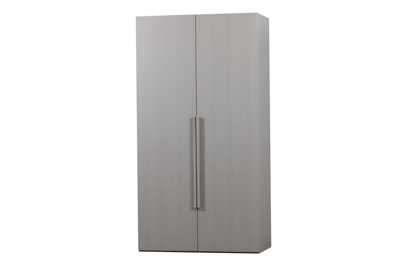 WOOD Šatní skříň RENS světlá šedá 2 dveře