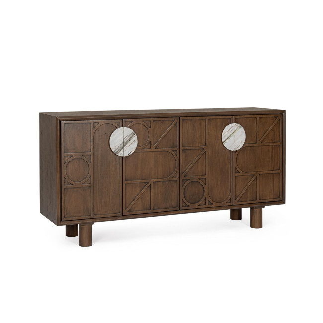 Homemotion Komoda HEMMING tmavě hnědá