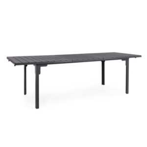 BIZZOTTO Zahradní stůl SARITA 180-240x90 cm tmavě šedý