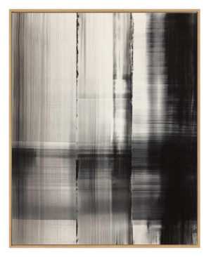 BIZZOTTO Obraz v rámu 100x80 cm černo-šedý