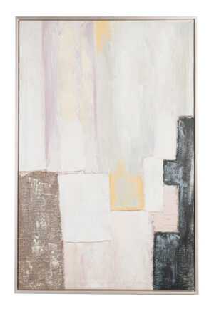 BIZZOTTO Obraz v rámu 120 x 80 cm šedo-béžový